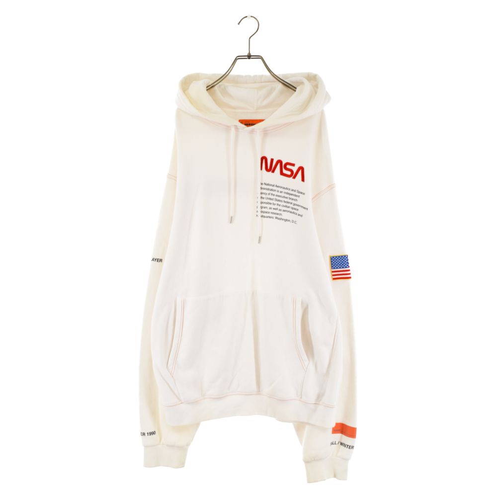 HERON PRESTON (ヘロンプレストン) 18AW NASA HOODED SWEATSHIRT