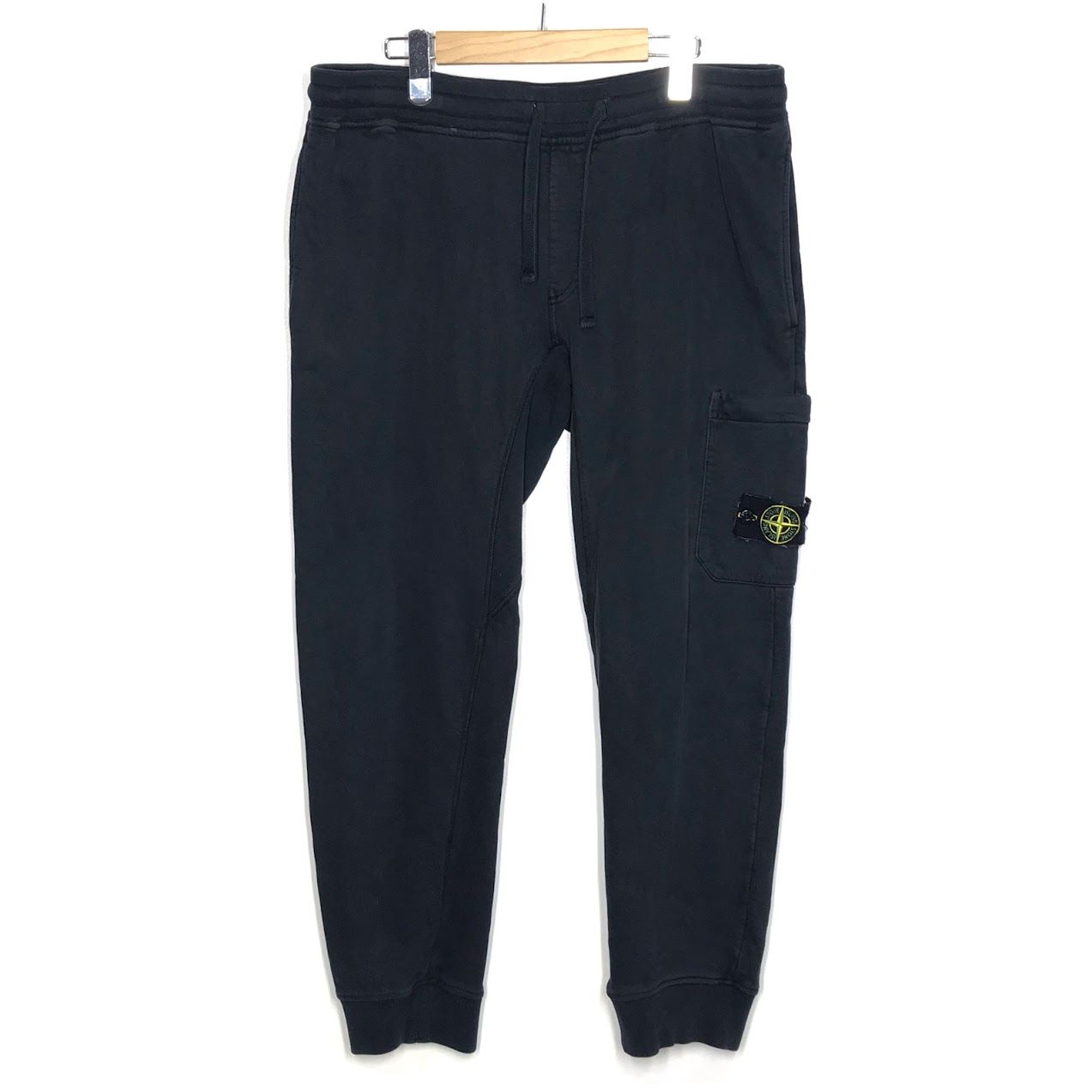 倉吉店 STONE ISLAND | ストーンアイランド パンツ GARMENT DYED SWEAT PANTS スウェットパンツ 671560320 ブラック サイズ XL 108