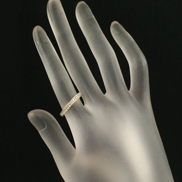ラザール リング ダイヤ ダイヤモンド 0.24ct ハーフエタニティ 11号  
