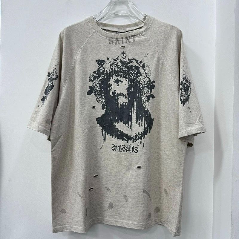 セントマイケル　SAINT Mxxxxxx Tシャツ　ジーザス　クルーネック セントマイケル SAINT Mxxxxxx Tシャツ ジーザス クルーネック