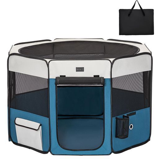 Petsfit 犬 サークル ペットサークル 八角形 ドッグハウス 猫ハウス M Petsfit犬サークルペットサークル八角形ドッグハウス【パッと開いて