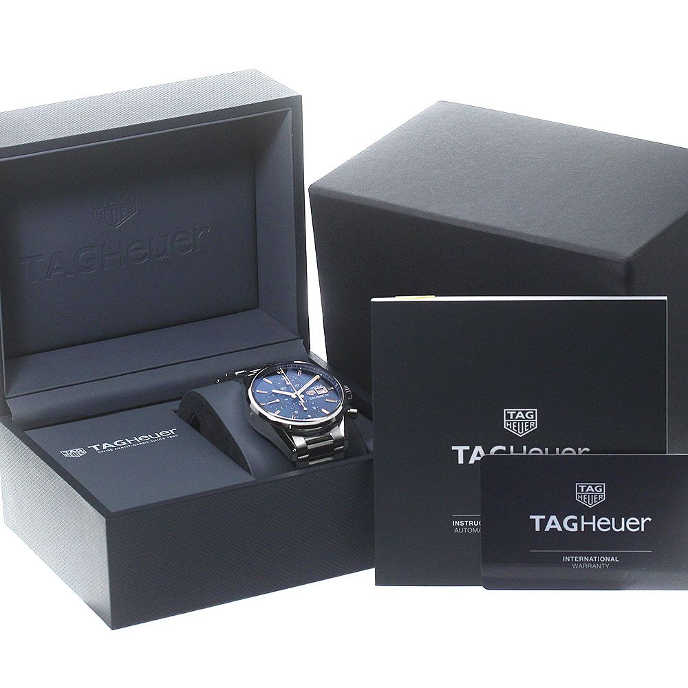 タグホイヤー TAG HEUER CBK2115.BA0715 カレラ キャリバー16 クロノグラフ 自動巻き メンズ箱・保証書付き_782326 -  メルカリ