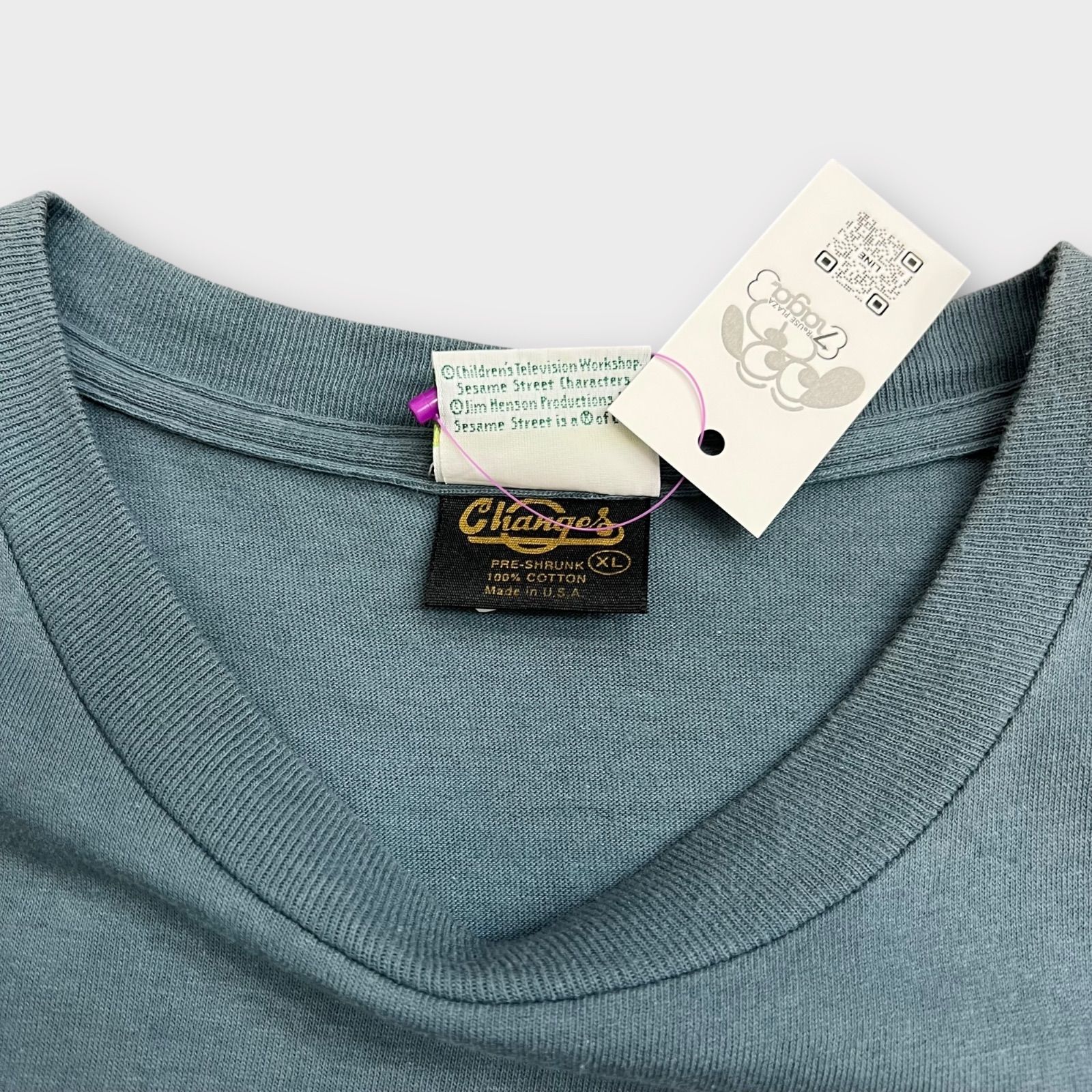 90s Changes Sesame Street Cookie Monster Tシャツ XL USA製 シングル