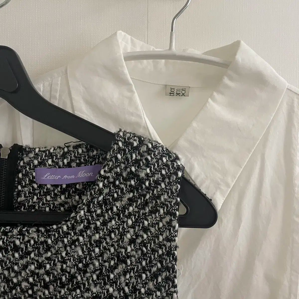 LETTER FROM MOON レターフロムムーン ツイード ベスト ブラウス WWW_MORNINGWALKER_COM