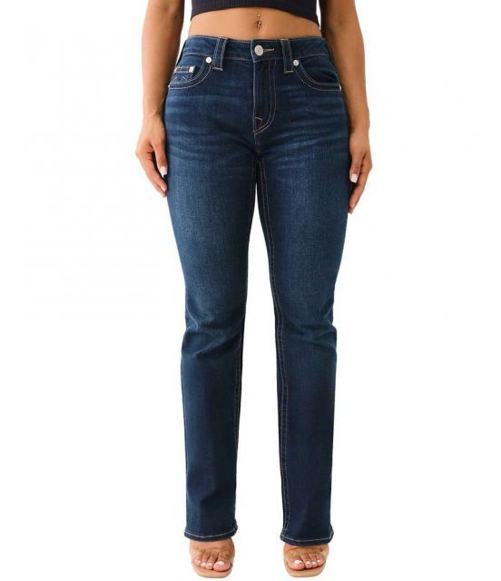 【送料無料】 トゥルーレリジョン レディース デニムパンツ ジーンズ ボトムス Becca Denim Mid Rise Bootcut Jeans Indigo Upgrade