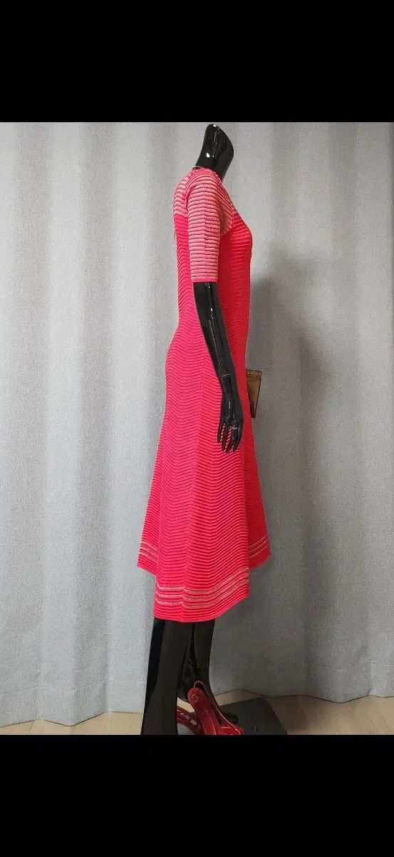 アンニュアンス ワンピース アニュアンス anuans バイカラーパイピング