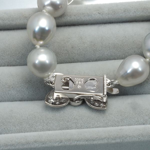 TASAKI タサキ ネックレス パール 真珠 9.5-14.6mm ダイヤ  