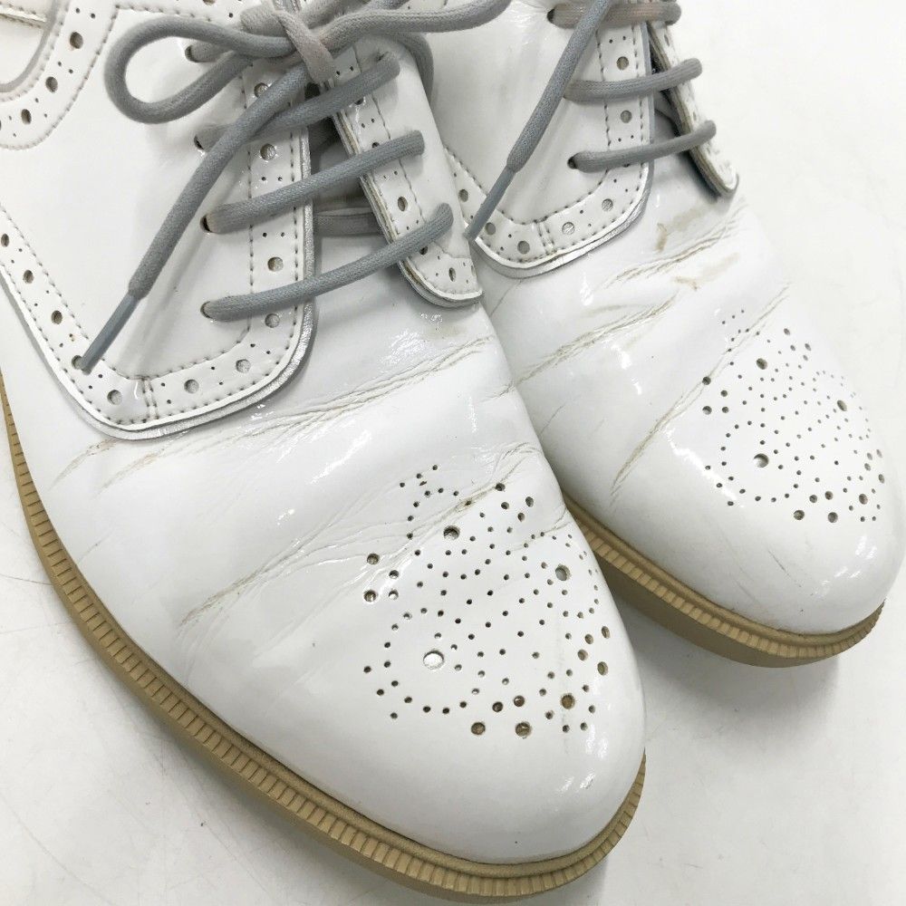 aJADE アジェイド AJM-002 ゴルフシューズ HARMAN ホワイト系 25