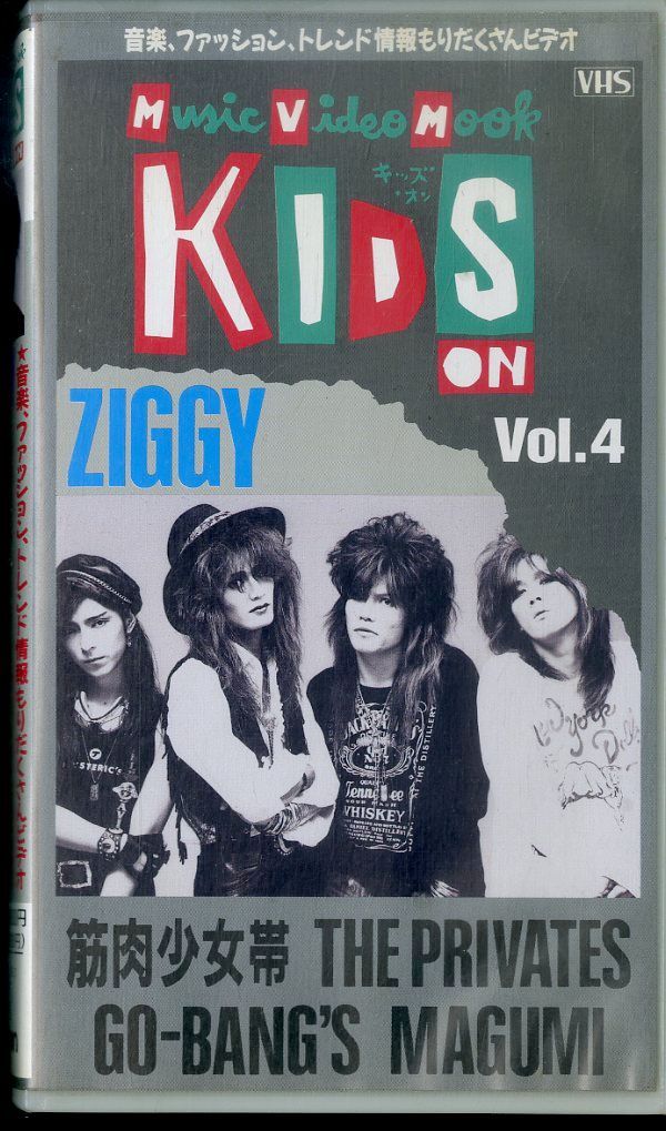VHSビデオ / ZIGGY / 筋肉少女帯 / THE PRIVATES / GO-BANGS VHSビデオ / ZIGGY / 筋肉少女帯 / THE PRIVATES / GO-BANGS