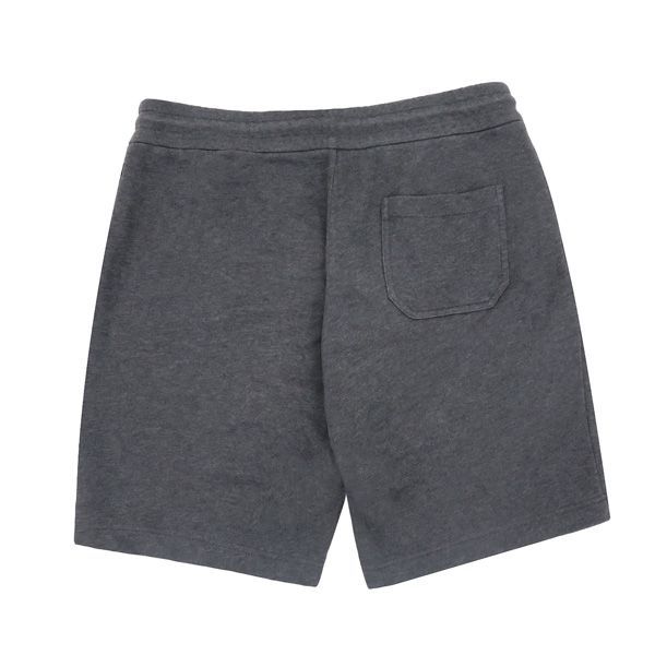 サイズL モンクレール MONCLER エンボスロゴ トリコロール スウェット ショート パンツ グレー メンズ ハーフ 47446