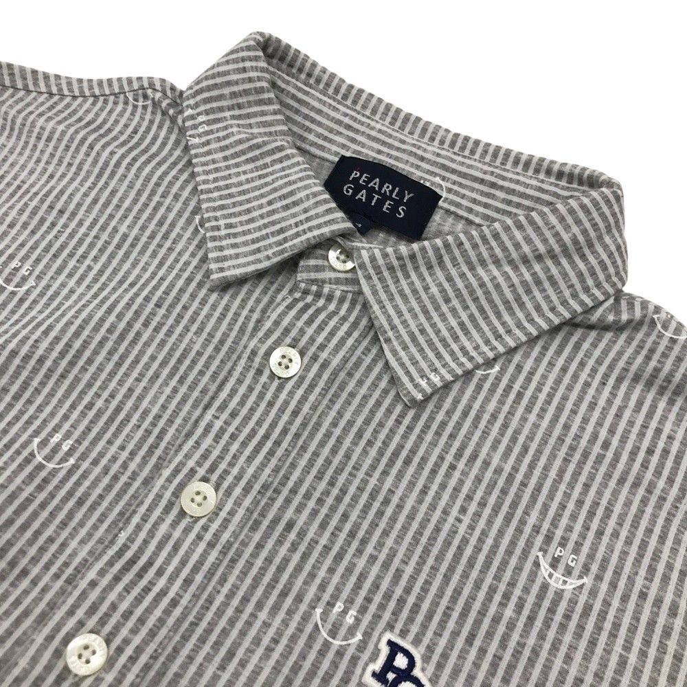 【格安】PEARLY GATES ストライプポロシャツ 89 サイズ6 格安】PEARLY GATES ストライプポロシャツ 89 サイズ6 PEARLY GATES