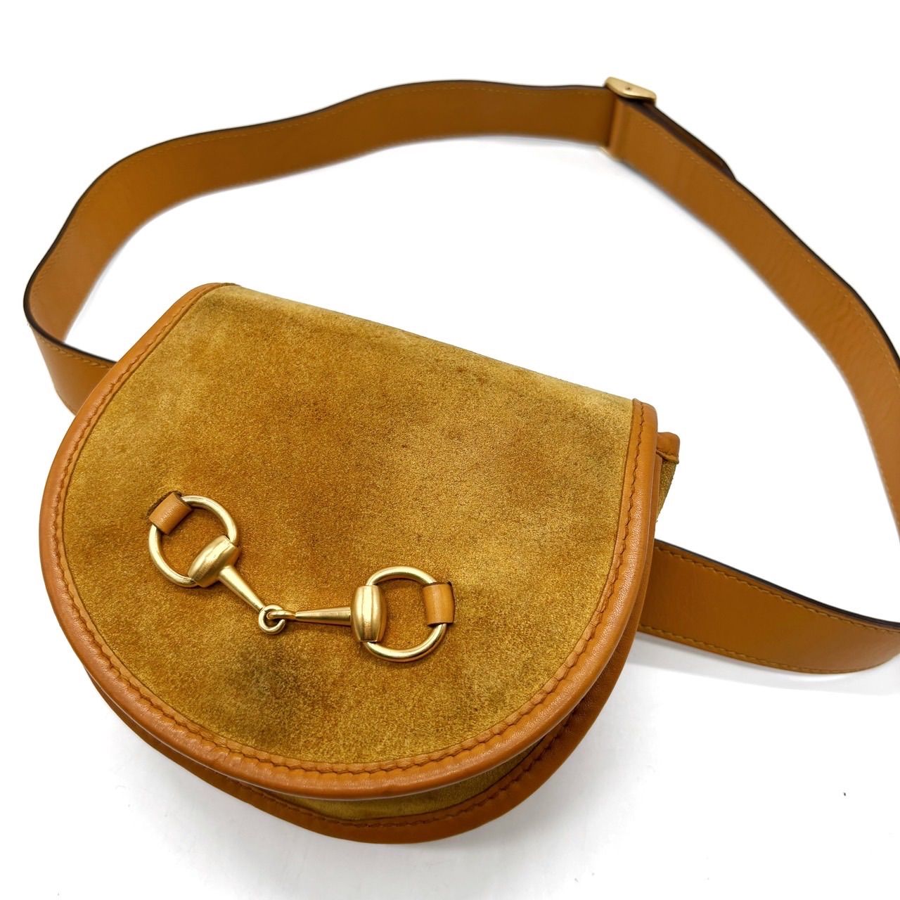 ✨良品✨ GUCCI グッチ オールドグッチ ホースビット ウエストバッグ 