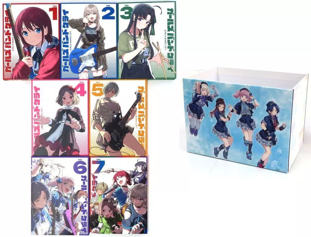 アニメDVD ガールズバンドクライ 豪華 版 全7巻セット 全巻収納BOX付き