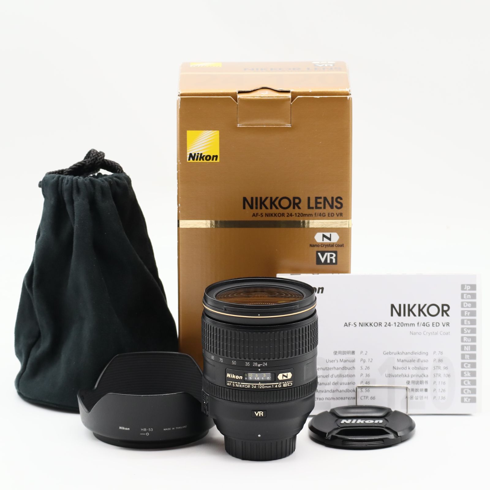 Nikon 標準ズームレンズ AF-S NIKKOR 24-120mm f/4G ED VR フルサイズ対応