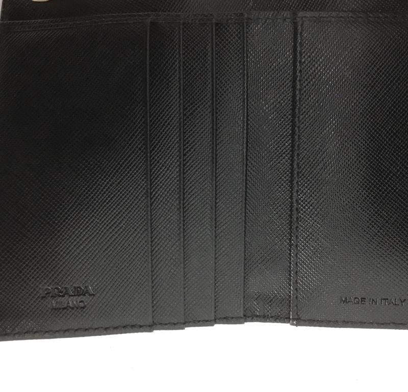 プラダ PRADA 三つ折り財布   1M0176 PRADA - 美品 プラダ 三つ折り財布 1M0176 サフィアーノレザー