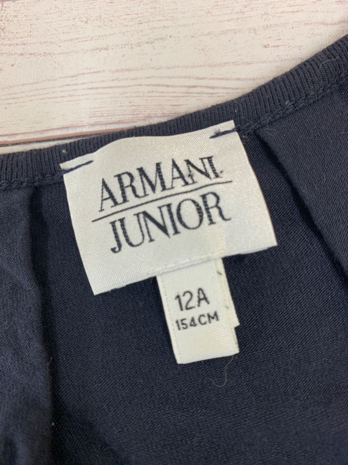 ☆ARMANI JUNIOR アルマーニ ワンピース 12A 154cm 長袖 スパンコール