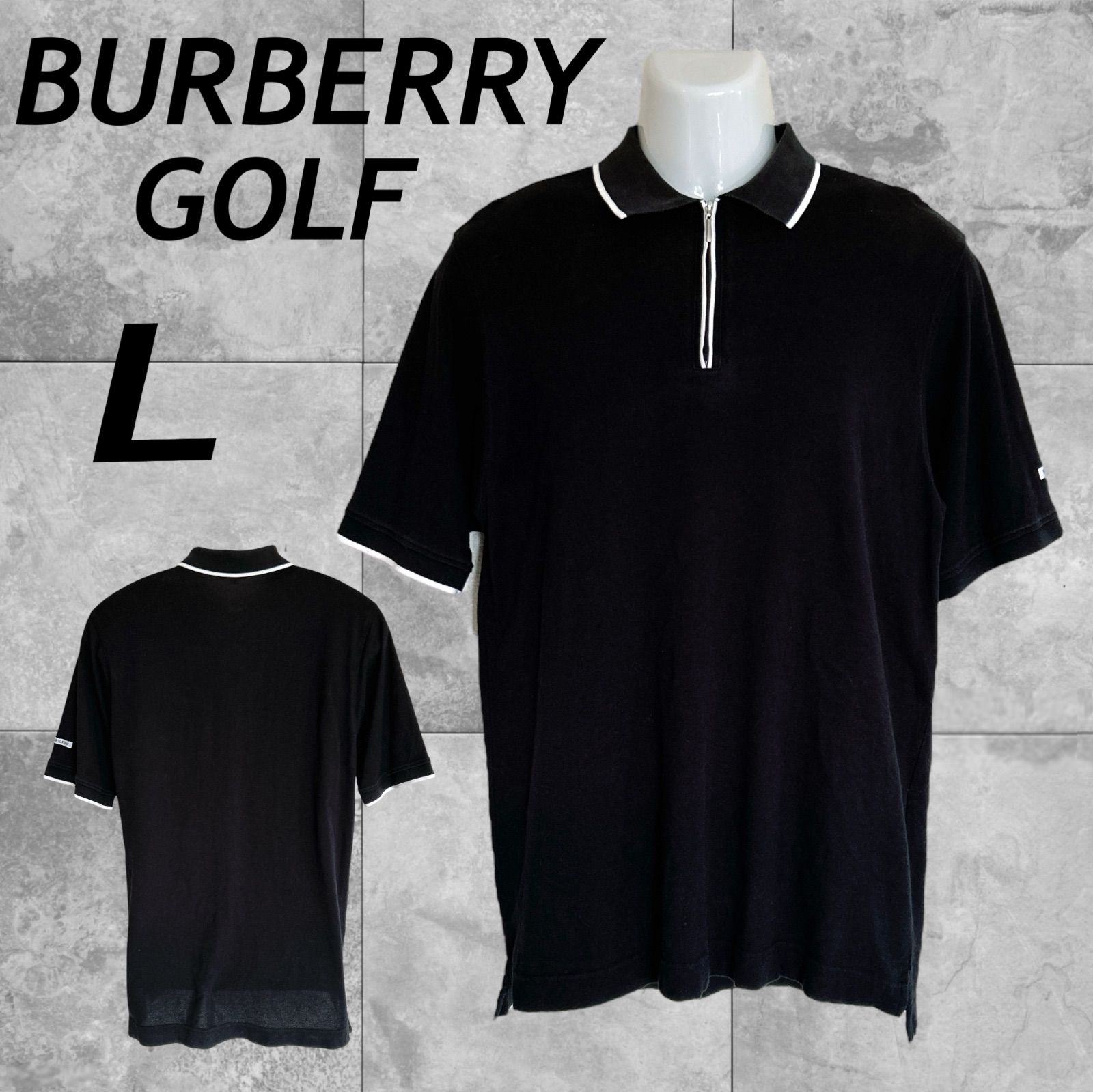 BURBERRY GOLF バーバリーゴルフ メンズ 半袖ポロシャツ L