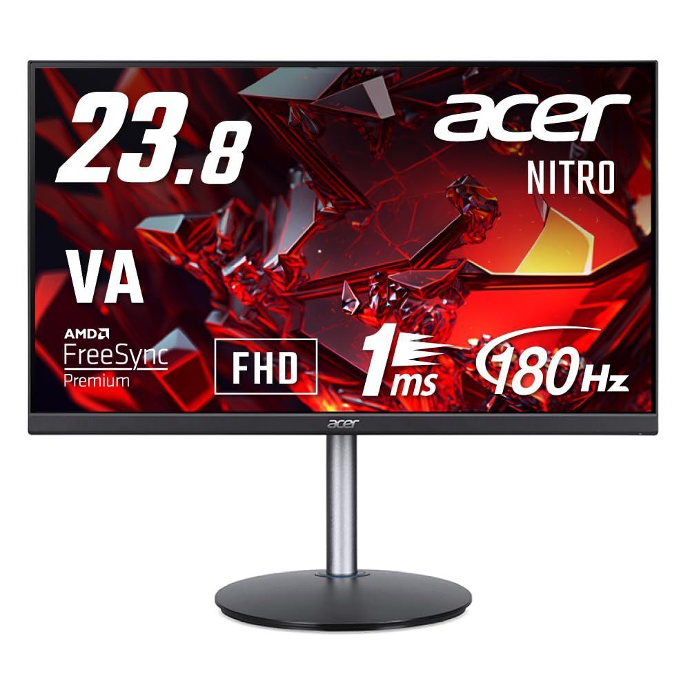 Acer スタンダードモニター 23.8インチ VA 非光沢 フルHD 100Hz 1ms