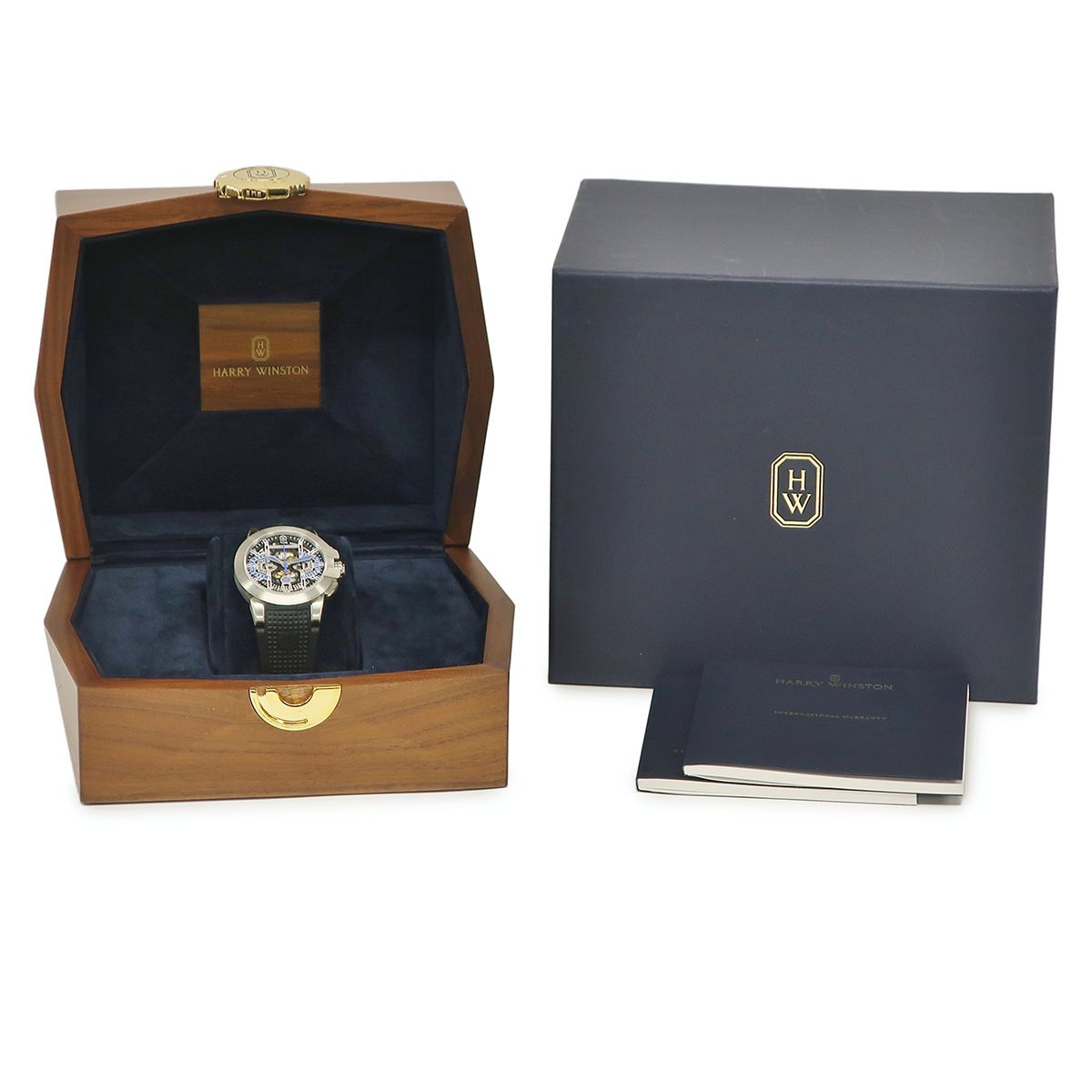 未使用 HARRY WINSTON ハリーウィンストン ネクタイ 箱付き ポケット 