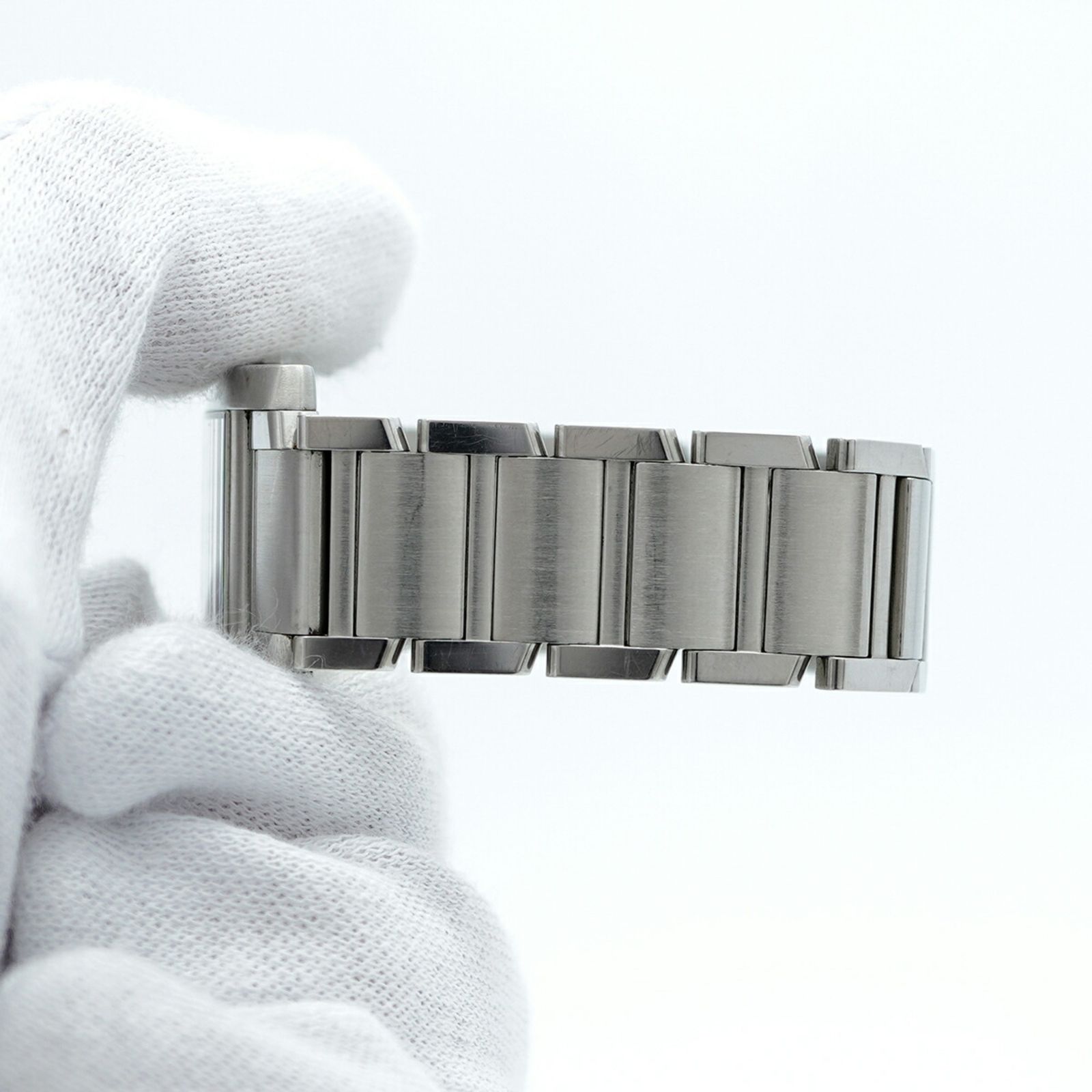 カルティエ タンクフランセーズ 2465 白文字盤腕時計 レディース  