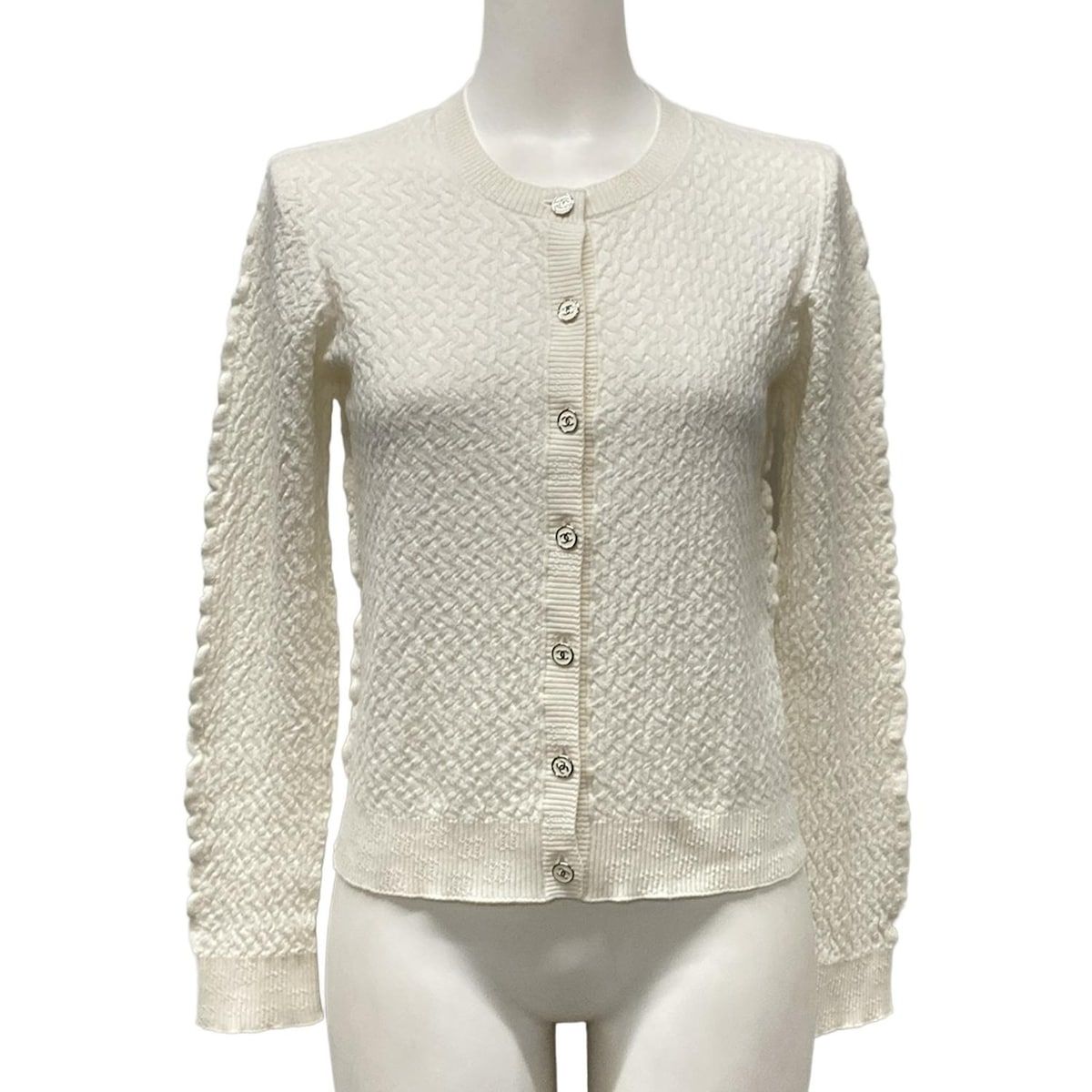 CHANEL - CHANEL カーディガン　ジャケット　38サイズ CHANEL(シャネル) カーディガン サイズ38 M レディース美品