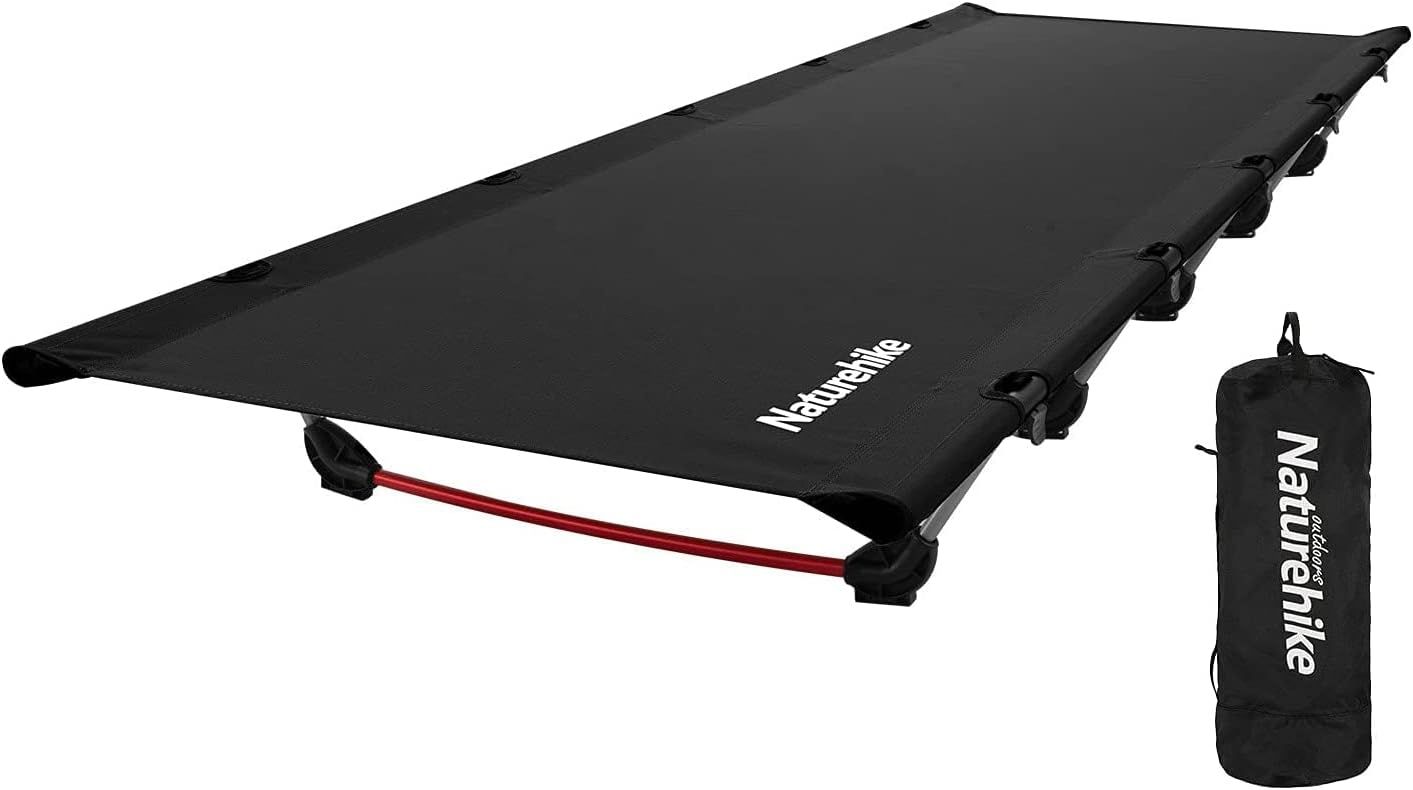 Naturehike公式ショップ アウトドアベッド コット コット用マット 折りたたみ式ベッド コンパクト 簡易 超軽量 耐荷重150kg 通気性 組立簡単 7075航空アルミ キャンプ 持ち運びやすい ハイキング 仮眠 来客 防災用 野外用 釣り