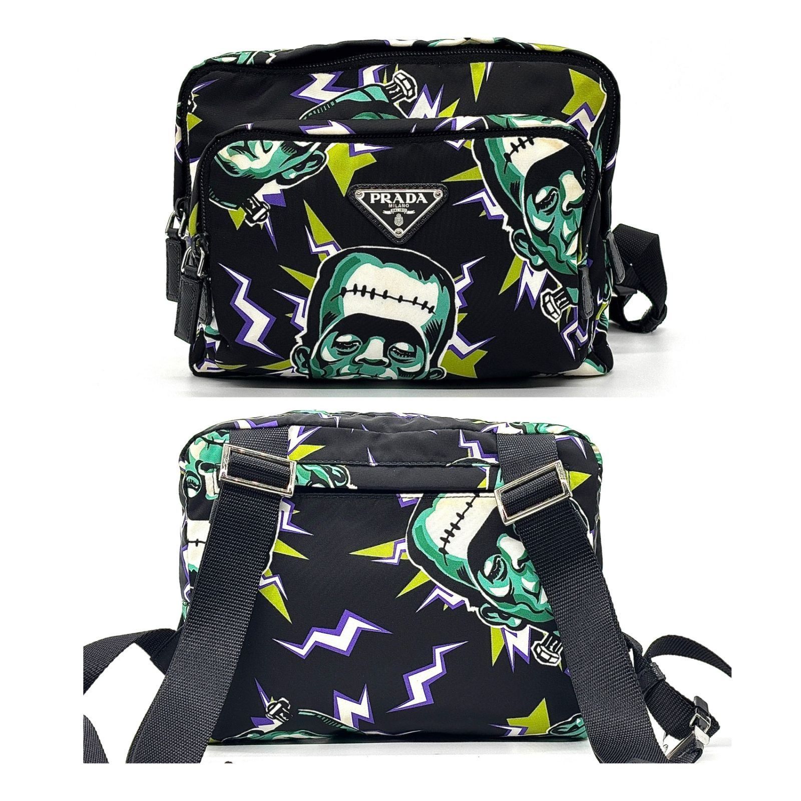 即完モデル✨】 PRADA プラダ フランケンシュタイン ボディバッグ 