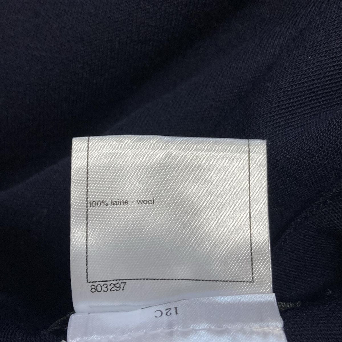 CHANELシャネルクロップドパンツウール34