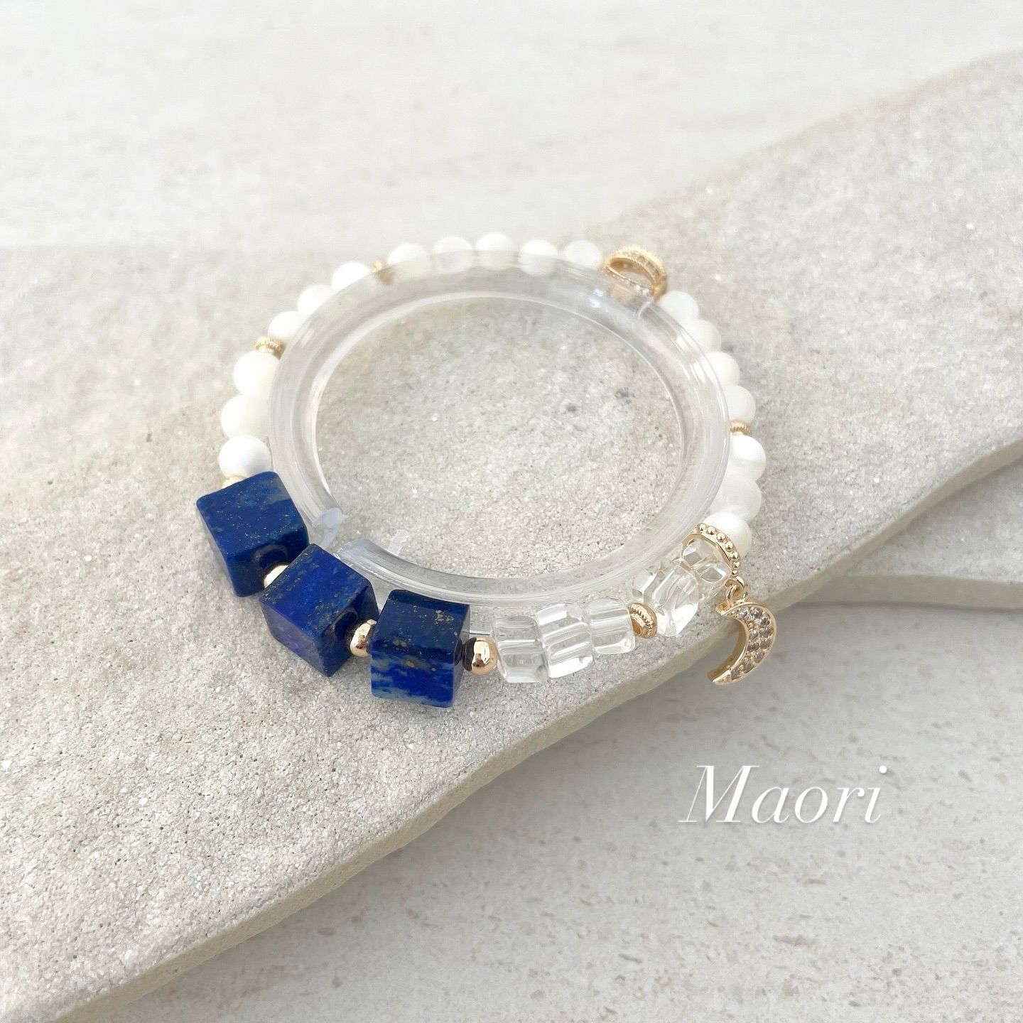【週末お値下げ】ラピスラズリMARIHA オーガニックジェムズ ブレスレット オーガニック ジェムズ ネックレス M サイズ｜正規販売店の