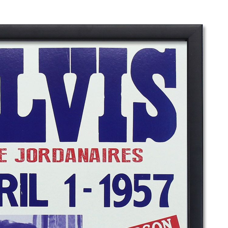 額入りバンドポスター エルビス・プレスリー APRIL 1 1957 サイズ