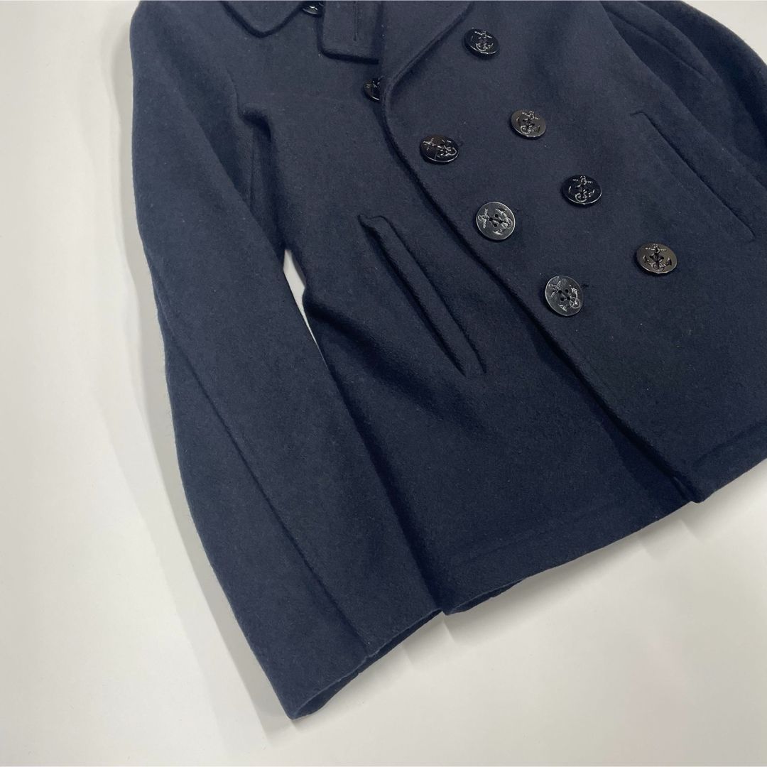 Schott NYC ピーコート ダブルブレスト ネイビー カナダ製 S - メルカリ