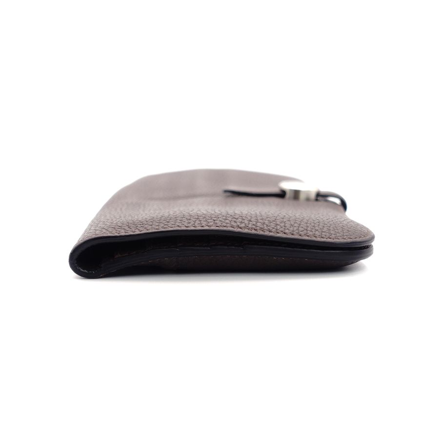 エルメス HERMES ドゴンロング トゴ ブラウン レザー □R刻印 シルバー