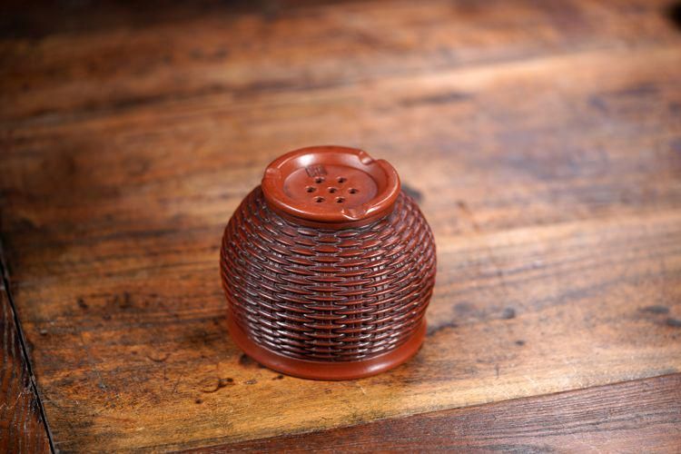 紫砂竹編み鉢 盆栽鉢 植木鉢 小品盆栽鉢 大品盆栽鉢