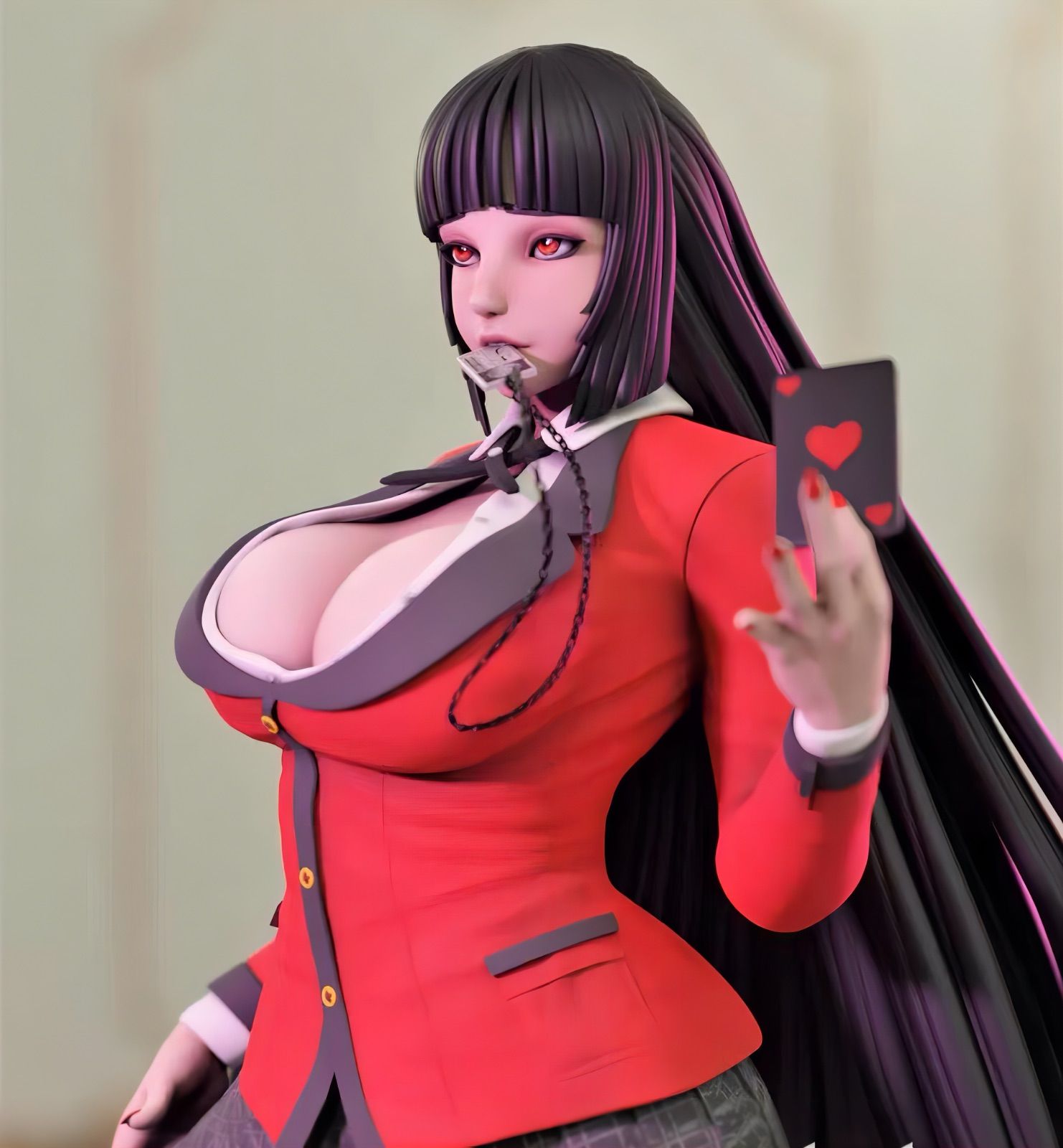 1/8 ガレージキット フィギュア 未塗装 賭ケグルイ 蛇喰夢子