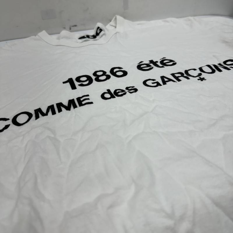 Sサイズ 1986 ete CDG コムデギャルソン 半袖Tシャツ コムデギャルソンCDG限定Tシャツ1986 ete（ブラック・マーケット