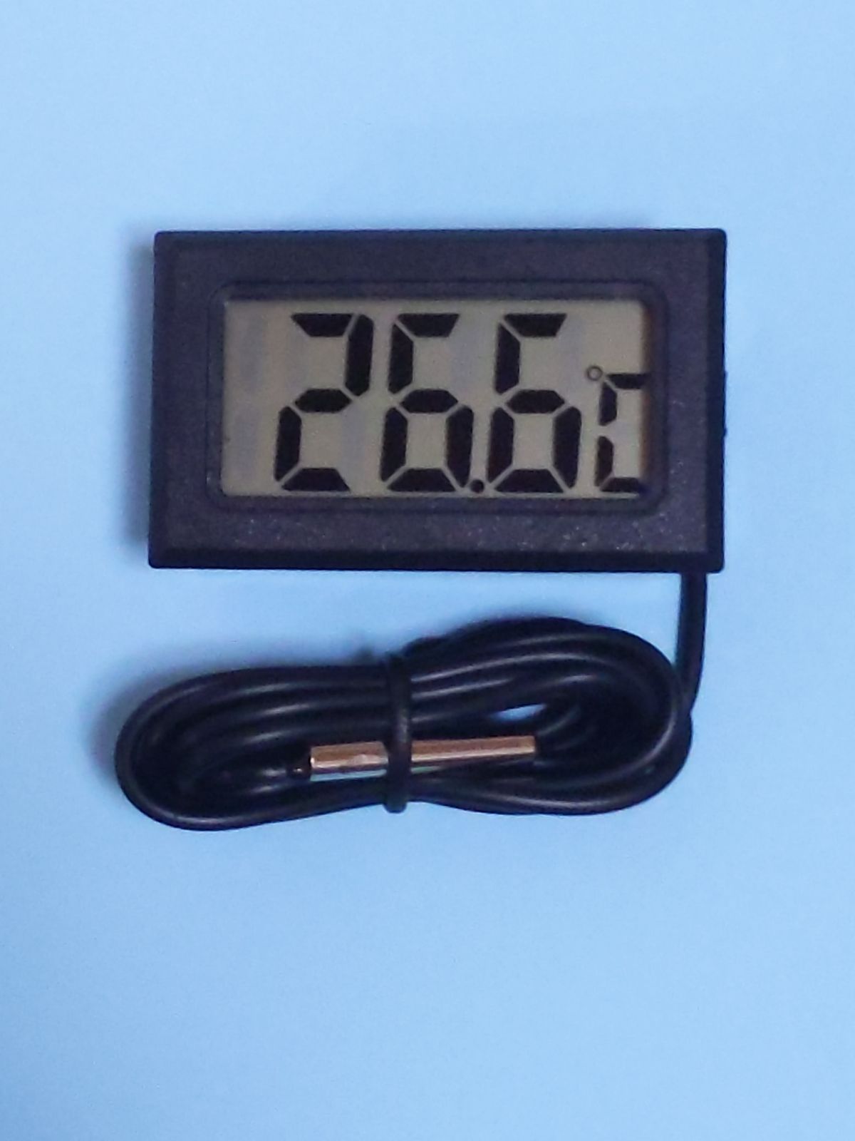 デジタル 水温計 温度計 センサーコード長さ1m LCD 液晶表示 アクアリウム 水槽 気温