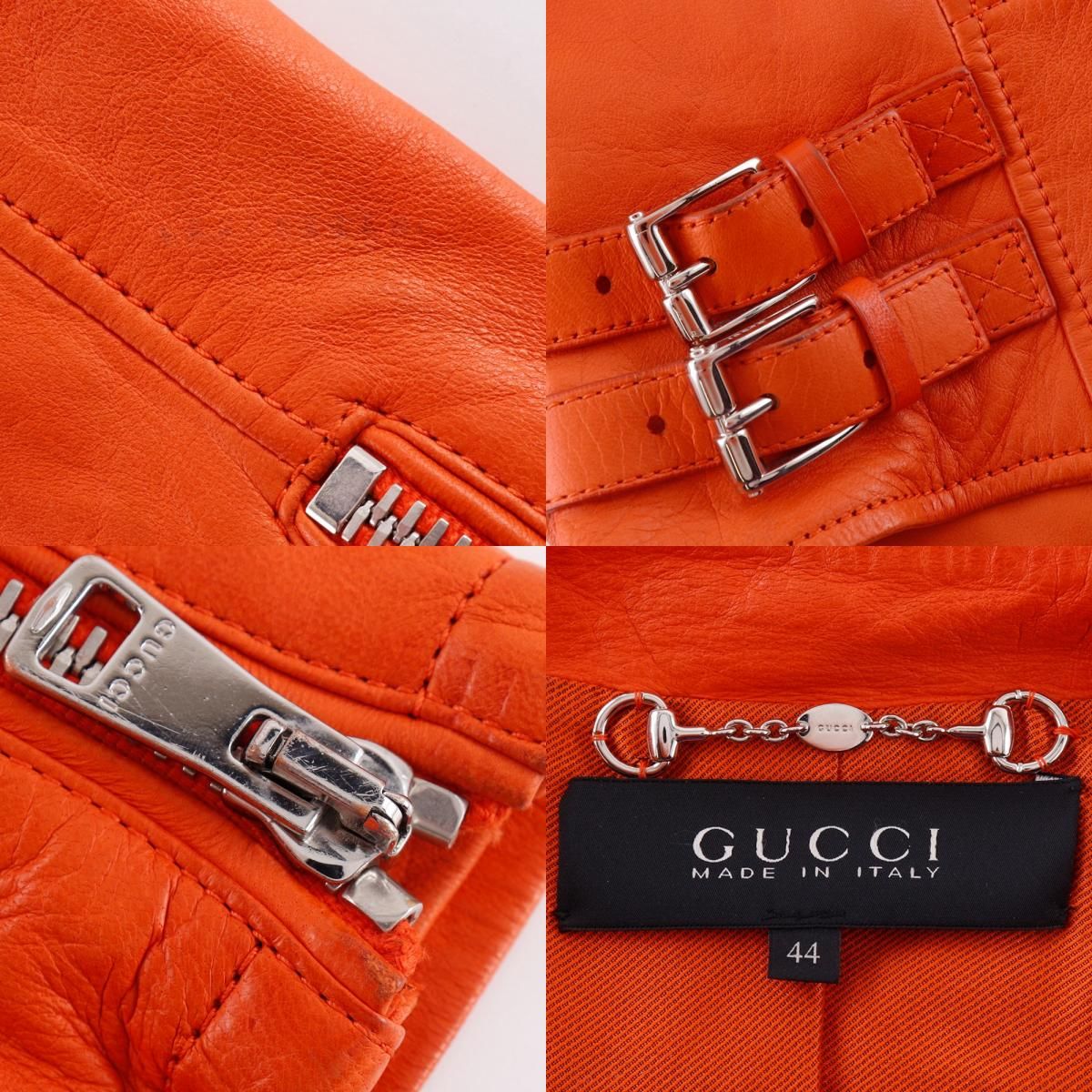 GUCCI】グッチ ダブルライダース トムフォード期 371225 ラムスキン