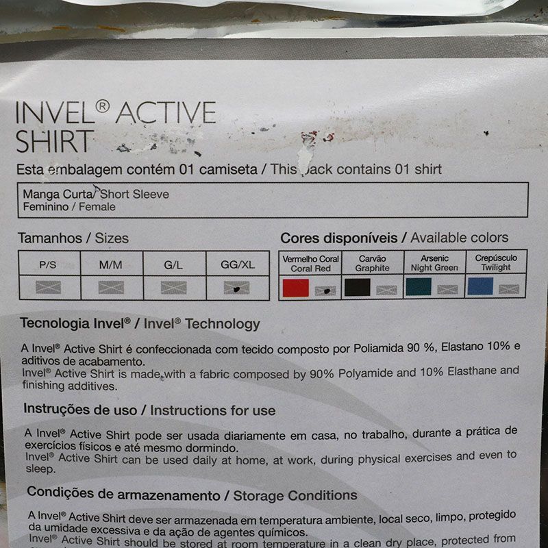 外袋開封済み未使用 インヴェル invel レディースカラーTシャツ