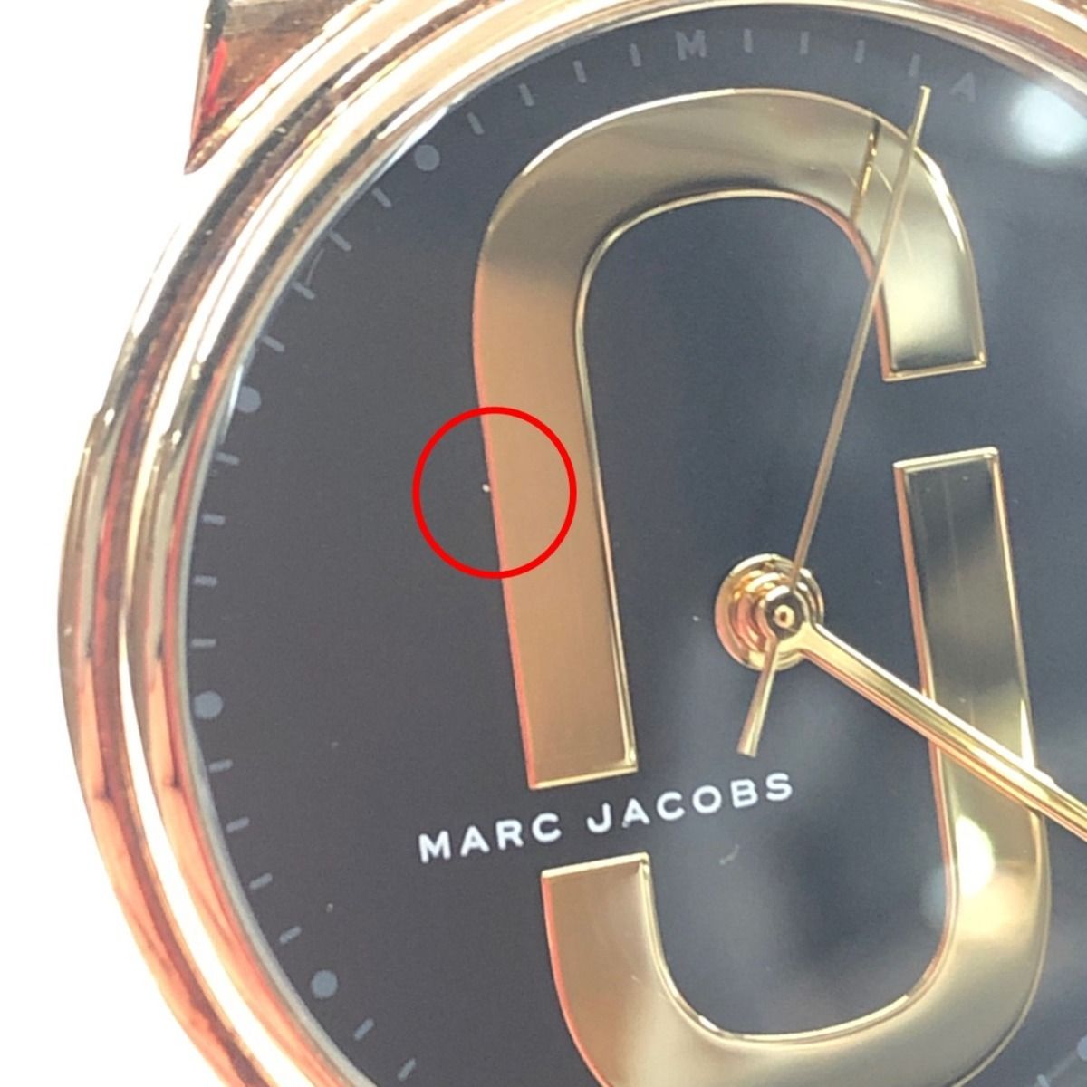 〇〇MARC JACOBS マークジェイコブス CORIE コリー 腕時計 MJ1578 ゴールド x ブラック