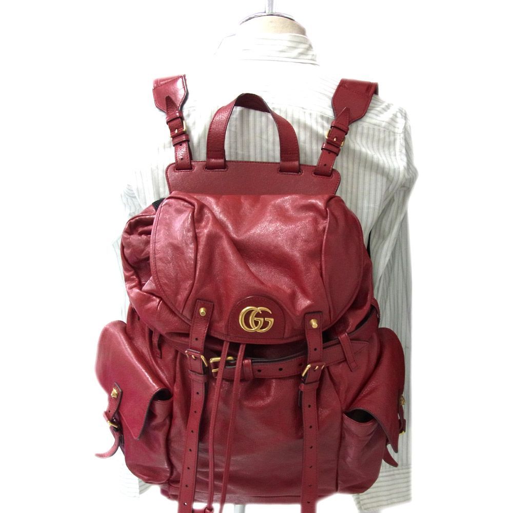 ○GUCCI グッチ 526908 GGマーモント リベル バックパック リュック