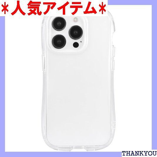 グルマンディーズ iPhone15 Pro 対応 クリスタルクリアケース クリア GMD-15CL 1509