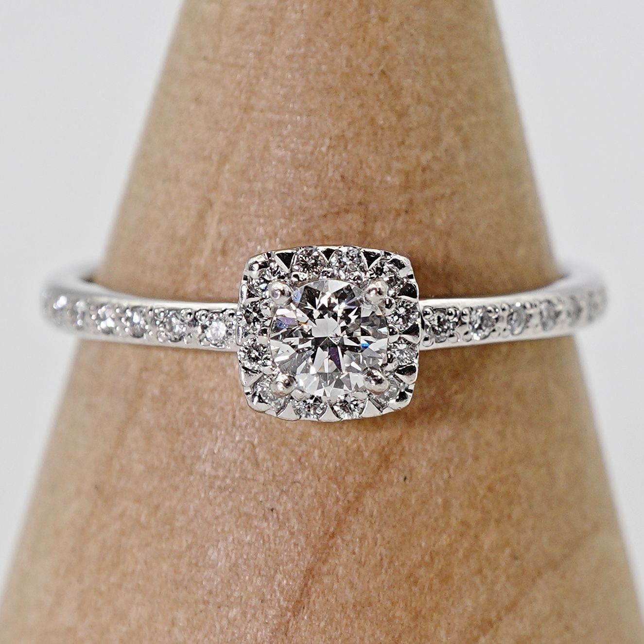 美品 ヴァンドーム青山 リング ダイヤ 0.34×プラチナ/24-4680 - メルカリ