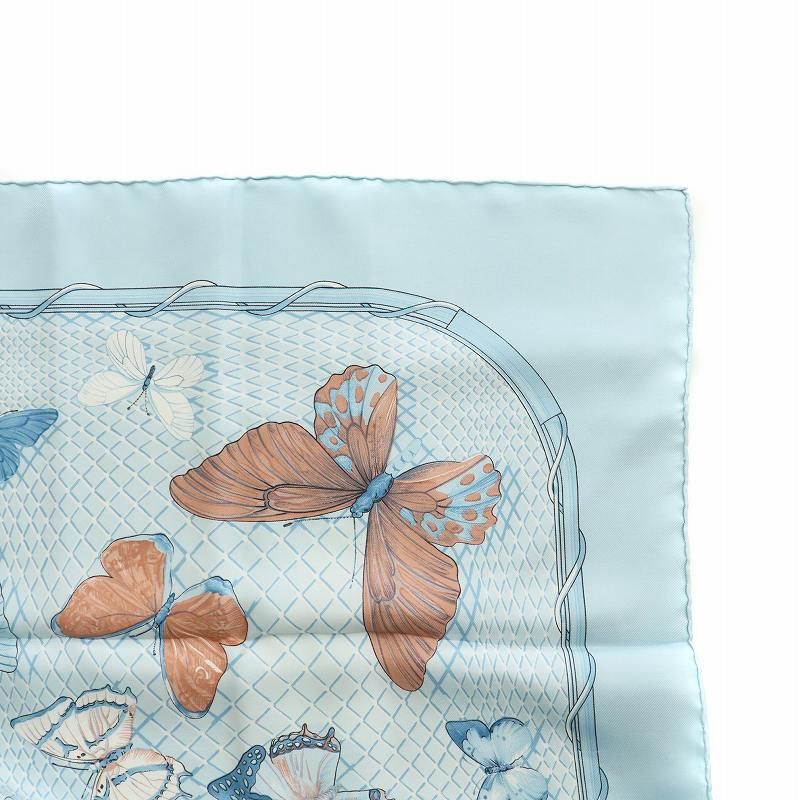 エルメス スカーフ カレ90 FARANDOLE プロヴァンス地方の踊り 蝶 花 エルメス HERMES カレ90 FARANDOLE プロヴァンス地方の踊り