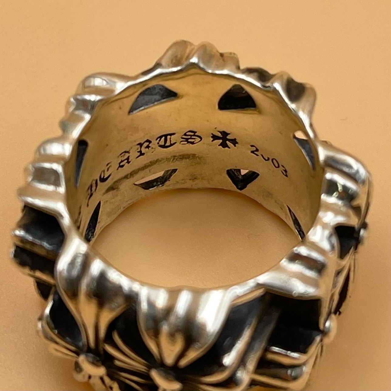 21号 リング クロムハーツ CHROME hearts◇セメタリークロス 