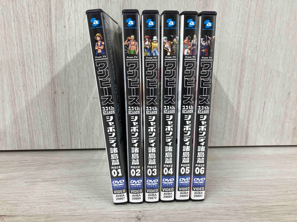 DVD 【※※※】[全6巻セット]ONE PIECE ワンピｰス 11THシｰズン シャボン