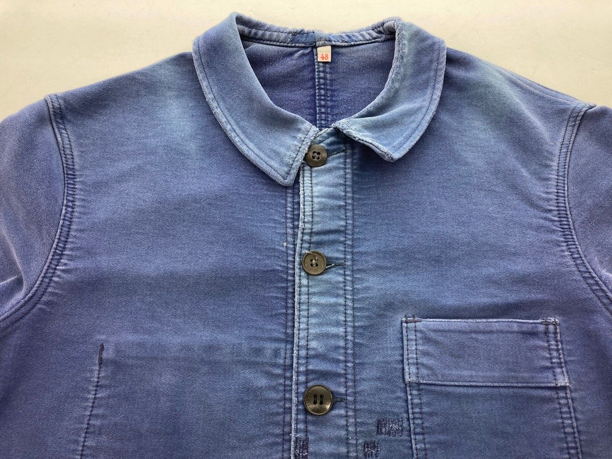 40s.50s Mont Kemmel モールスキン ユーロヴィンテージ 40-50s France Vintage Le Mont St Michel Blue Mo