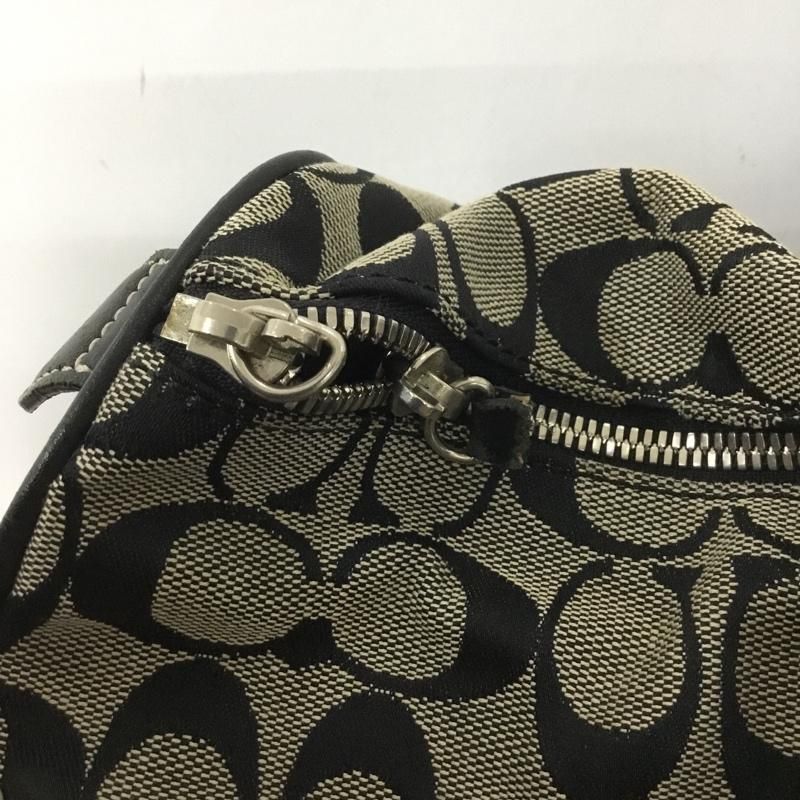 【美品】COACH コーチ ボストンバッグ シグネチャー キャンバス　4253 美品】コーチ ボストンバッグ キャンバス 大容量 シグネチャー
