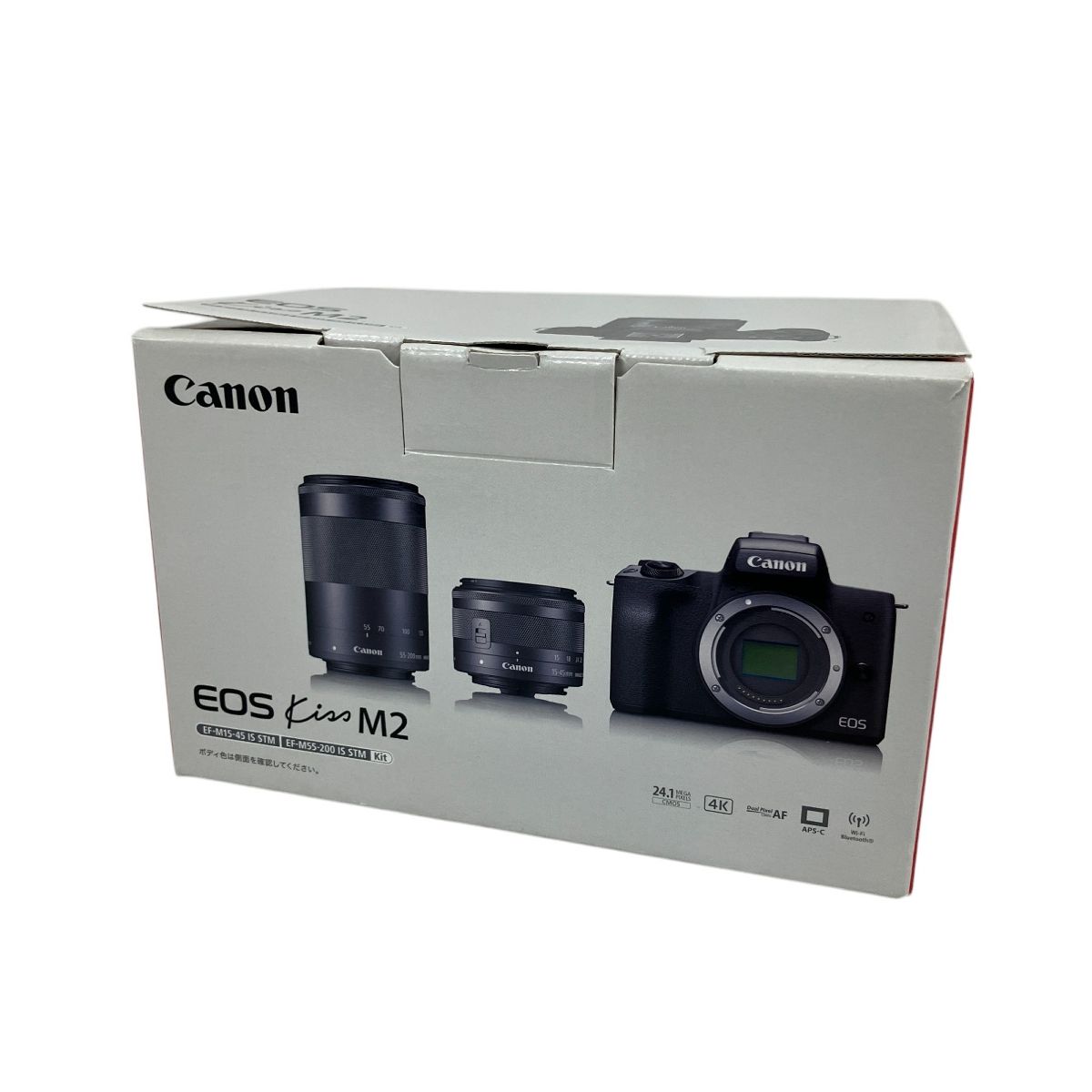 キヤノン さりげ Canon EOS M2 ブラックボディ EF-M 55-200mm シルバー 望遠 レンズセット ミラーレス一眼 カメラ 中古  EOS > EOS M | 早割クーポン！