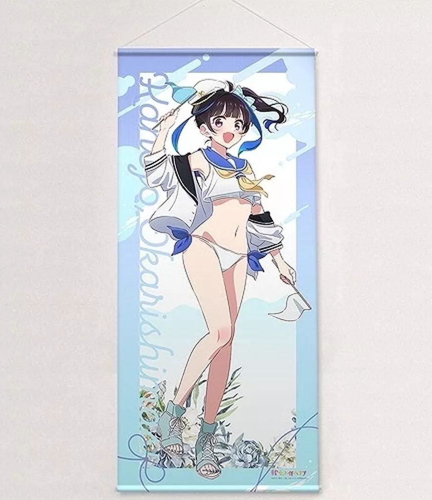 中古】タペストリー 八重森みに(マリンセーラー水着) 描き下ろし特大