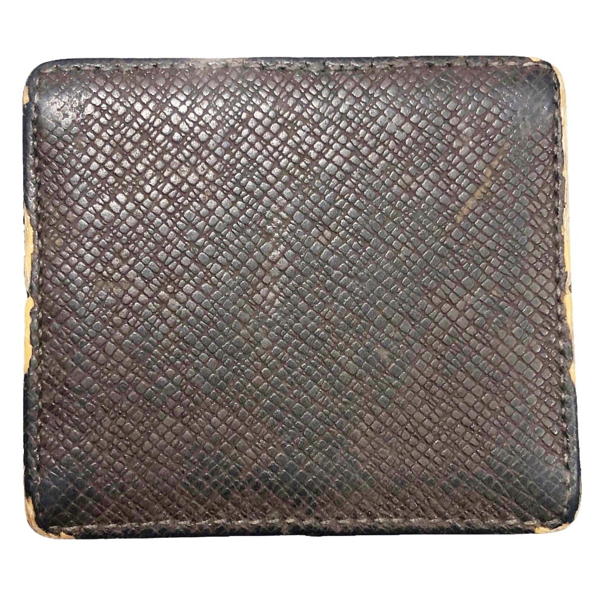 LOUIS VUITTON ルイヴィトン タイガ ポルトモネ ボワット グリズリー 